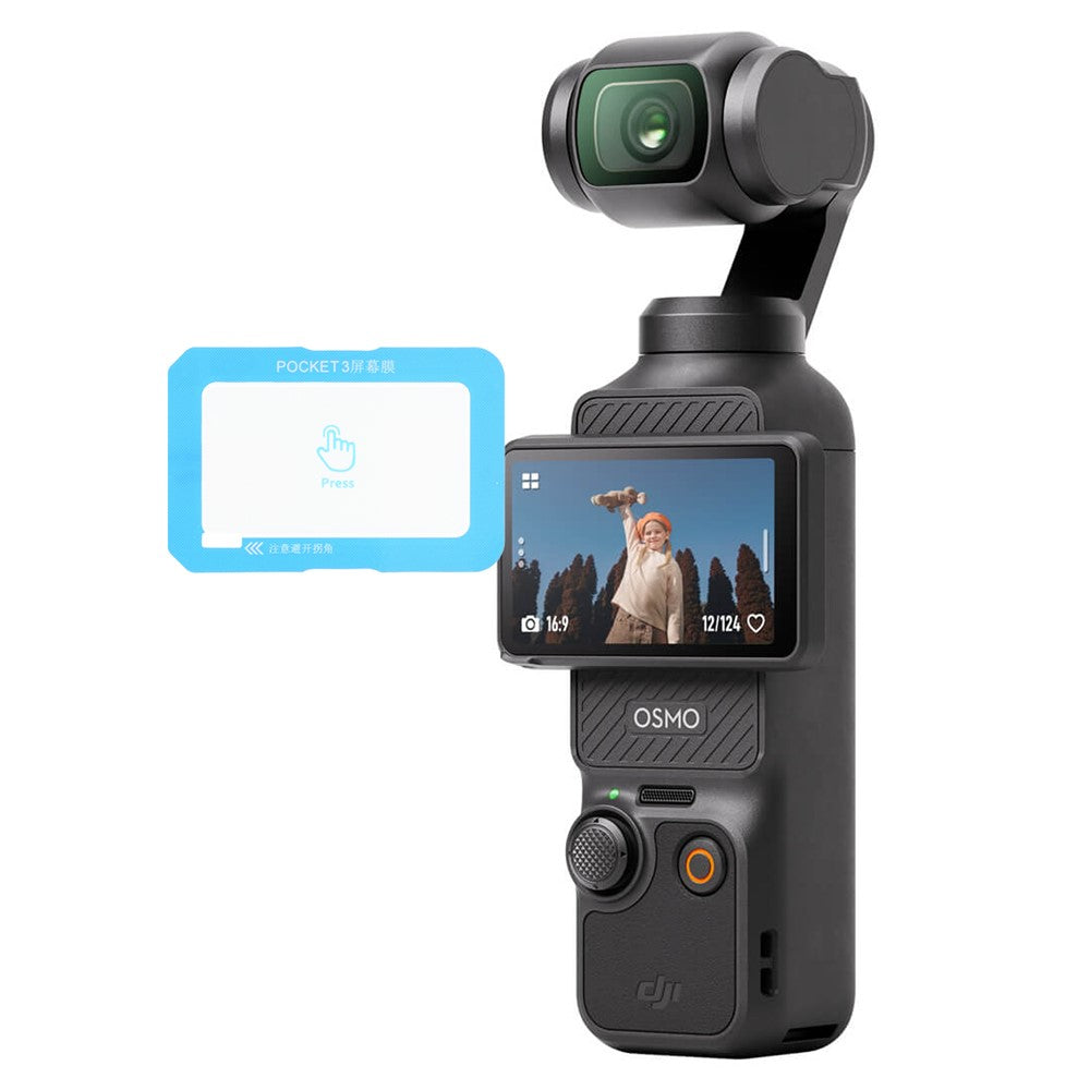 For DJI Osmo Pocket 3 Screen Protector Self Positioning Tempered Glass Transparent Film