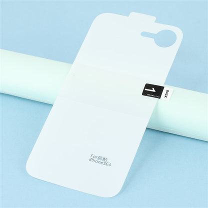 For iPhone 17e / 16e Anti Scratch Hydrogel Film Ultra Clear Full Cover Soft TPU Phone Back Protector