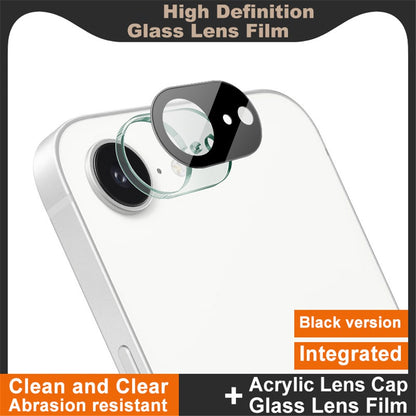 IMAK For iPhone 17e / 16e Tempered Glass Lens Film + Acrylic Cap (Black Version)