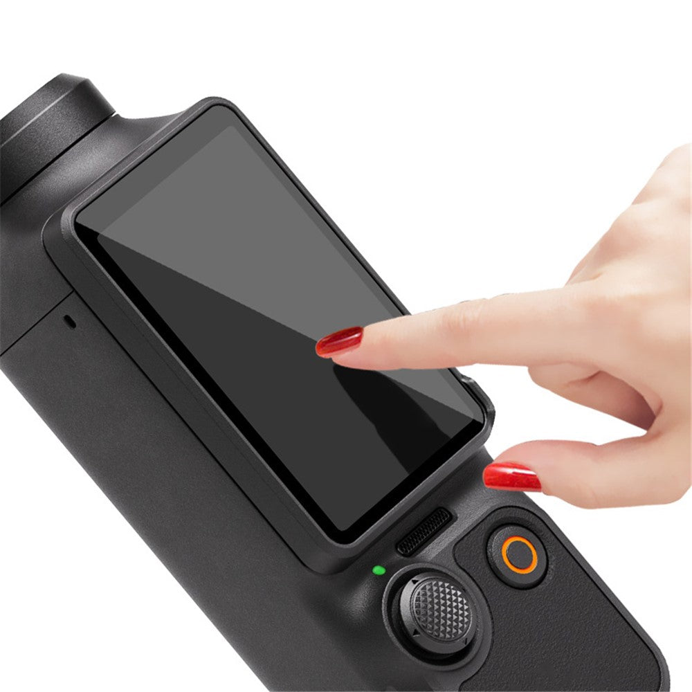 IMAK For DJI Osmo Pocket 3 Crystal Clear Tempered Glass Screen Protector with Self Positioning Frame