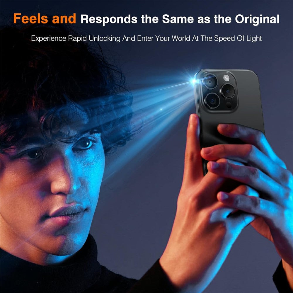 2Pcs For iPhone 14 Plus / 13 Pro Max Screen Protector Anti Spy High Aluminium Silicon Glass Film with Dust Removal Tool