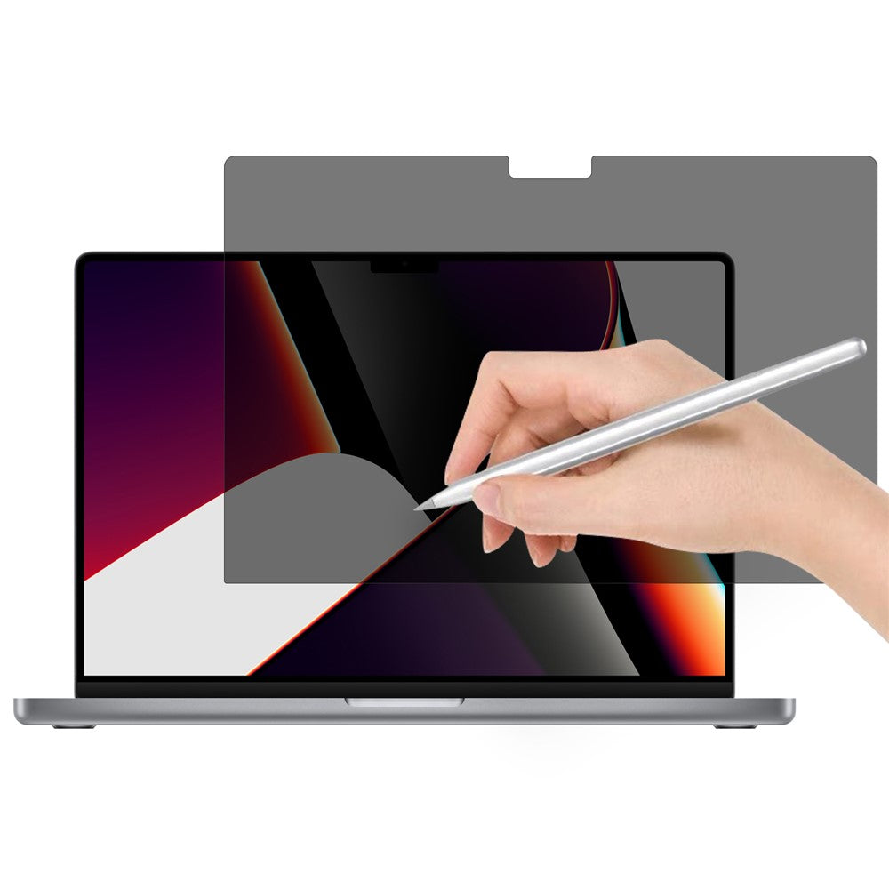 Privacy Screen Protector For MacBook Pro 16 inch (2024) A3403 A3186 M4 / (2023) A2780 A2991 M3 / (2021) A2485 Anti Spy PET Paperlike Tablet Film
