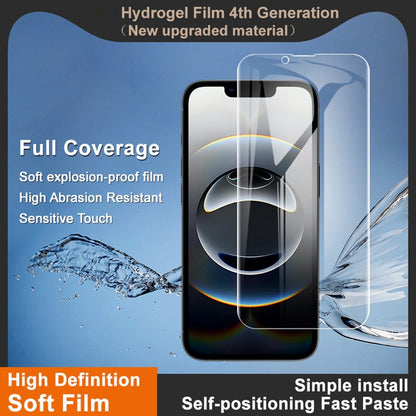IMAK Hydrogel Film 4th Gen for iPhone 17e / 16e Full Screen Protector Ultra Clear Soft TPU Film