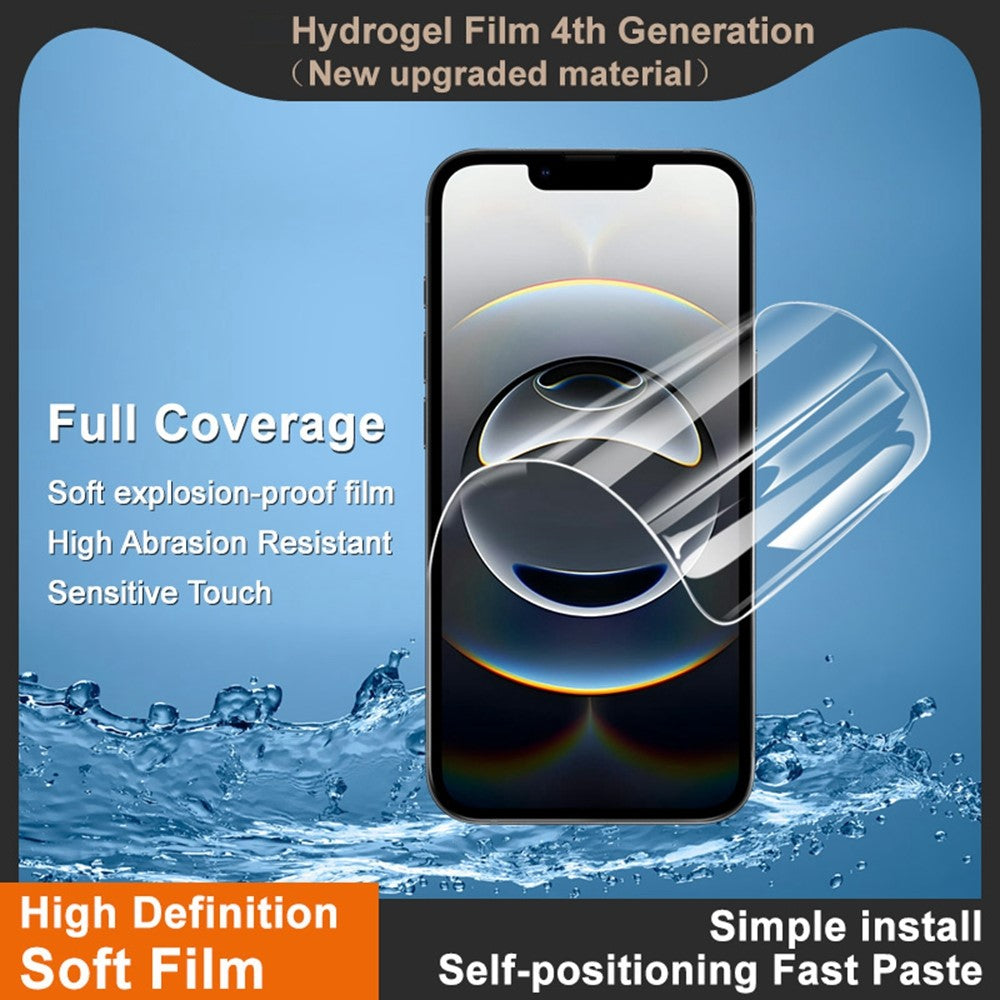 IMAK Hydrogel Film 4th Gen for iPhone 17e / 16e Full Screen Protector Ultra Clear Soft TPU Film