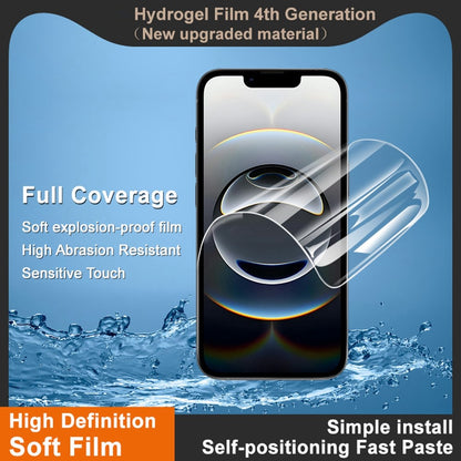 IMAK Hydrogel Film 4th Gen for iPhone 17e / 16e Full Screen Protector Ultra Clear Soft TPU Film