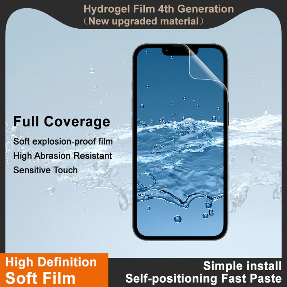 IMAK Hydrogel Film 4th Gen for iPhone 17e / 16e Full Screen Protector Ultra Clear Soft TPU Film