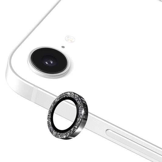 ENKAY HAT PRINCE For iPhone 17e / 16e Camera Lens Protector  Glitter Decor Tempered Glass Lens Film