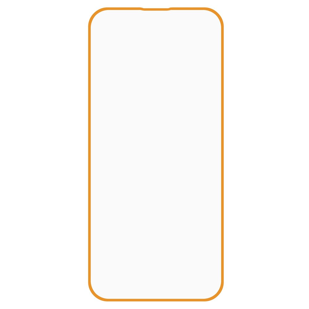 For iPhone 14 Pro Max Luminous Frame Tempered Glass HD Clear Film Full Glue Full Coverage Anti-explosion Screen Protector