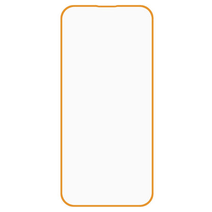 For iPhone 14 Pro Max Luminous Frame Tempered Glass HD Clear Film Full Glue Full Coverage Anti-explosion Screen Protector
