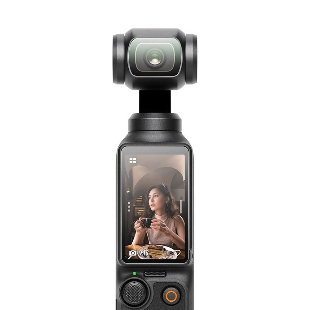 RURIHAI For DJI Osmo Pocket 3 Lens Film + Screen Protector 0.2mm 2.5D High Aluminium-Silicon Glass Guard