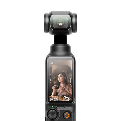 RURIHAI For DJI Osmo Pocket 3 Lens Film + Screen Protector 0.2mm 2.5D High Aluminium-Silicon Glass Guard