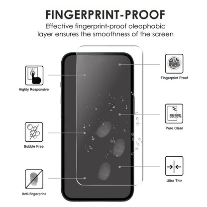 For iPhone 17 Pro Max Screen Protector 2.5D HD Tempered Glass Film