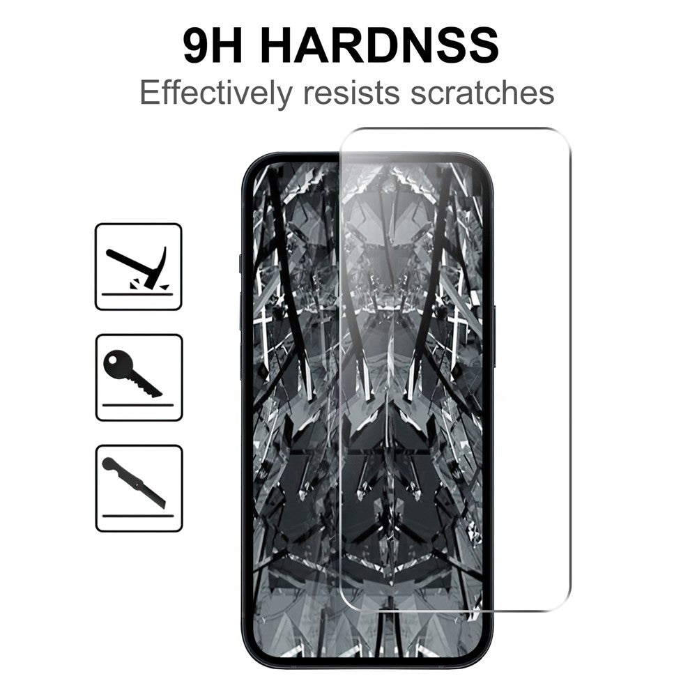 For iPhone 17 Pro Screen Protector 2.5D HD Tempered Glass Film