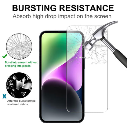 For iPhone 17 Pro Screen Protector 2.5D HD Tempered Glass Film