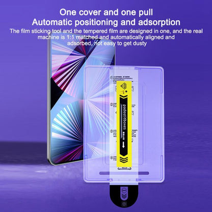 For Samsung Galaxy Tab A11+ / A9+ Screen Protector Tempered Glass HD Film with Automatic Dust Removal Tool