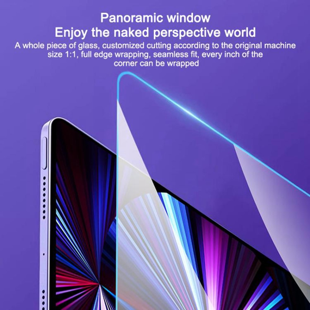 For Samsung Galaxy Tab A11+ / A9+ Screen Protector Tempered Glass HD Film with Automatic Dust Removal Tool