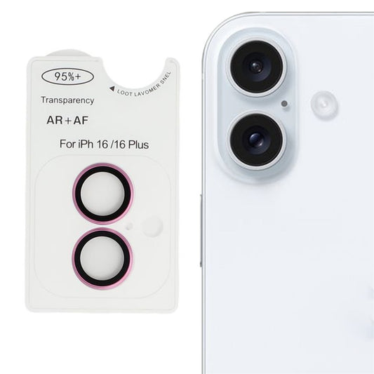 For iPhone 16 / 16 Plus AR + AF Lens Protector Anti-Glare Positioning Clear Lens Film