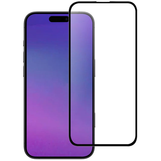 For iPhone 17 AGC Tempered Glass with Black Edge Full Glue Full Coverage Screen Protector