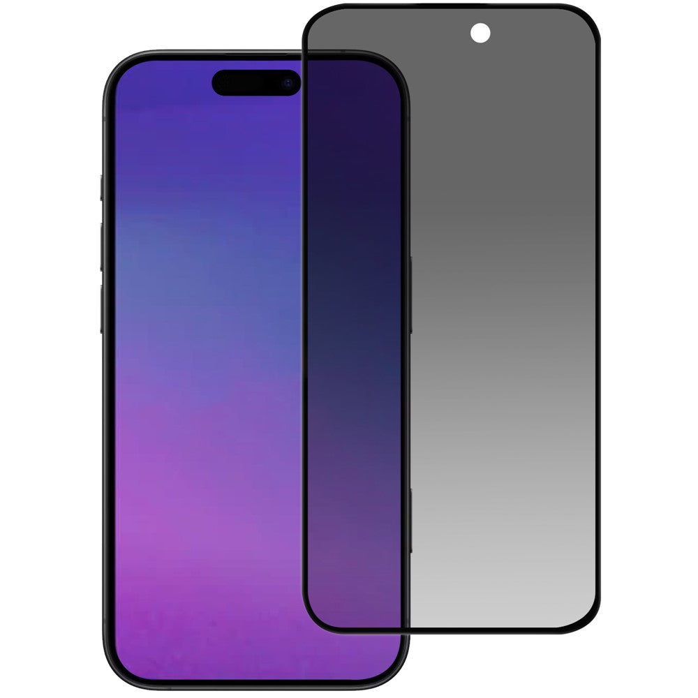 For iPhone 17 Pro Tempered Glass Screen Protector 2.5D Arc Edge Anti-Spy Film