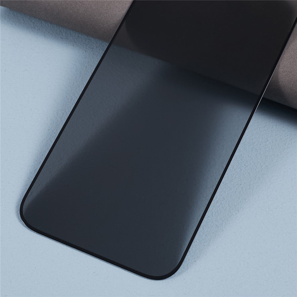 For iPhone 17 Pro Max Anti-Peep Tempered Glass Full Covering Silk Printing Screen Protector