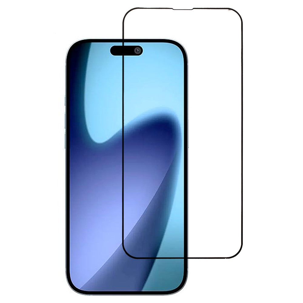For iPhone 17 Pro Max Screen Protector Silk Printing Full Glue Tempered Glass Screen Film