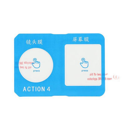 For DJI Osmo Action 4 Screen Protector Set Front / Rear Lens Crystal Clear Anti Drop Camera Film