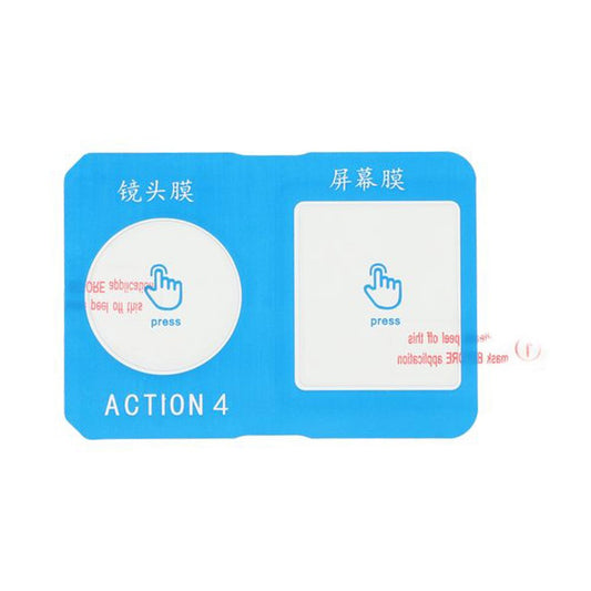 For DJI Osmo Action 4 Screen Protector Set Front / Rear Lens Crystal Clear Anti Drop Camera Film