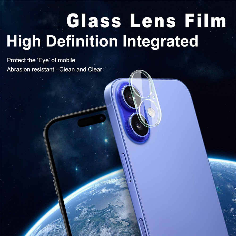 IMAK For iPhone 17 Tempered Glass Camera Lens Protector + Acrylic Lens Cap