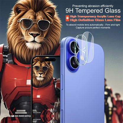IMAK For iPhone 17 Tempered Glass Camera Lens Protector + Acrylic Lens Cap
