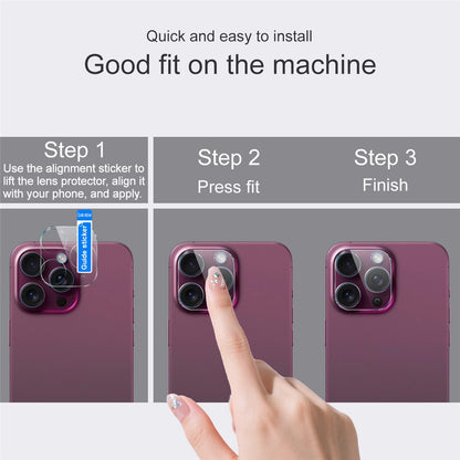 IMAK For iPhone 17 Pro Tempered Glass Camera Lens Protector + Acrylic Lens Cap