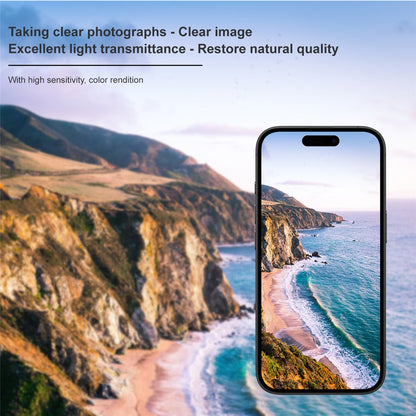 IMAK For iPhone 17 Pro Tempered Glass Camera Lens Protector + Acrylic Lens Cap