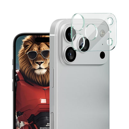 IMAK For iPhone 17 Pro Max Tempered Glass Camera Lens Protector + Acrylic Lens Cap