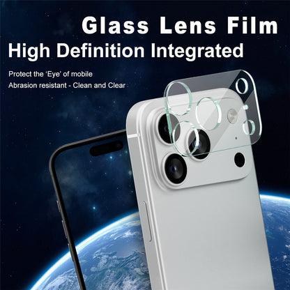 IMAK For iPhone 17 Pro Max Tempered Glass Camera Lens Protector + Acrylic Lens Cap