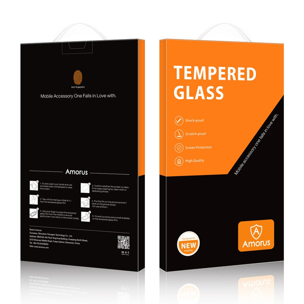 AMORUS For iPhone 17 Screen Protector Anti-Shatter Tempered Glass Film