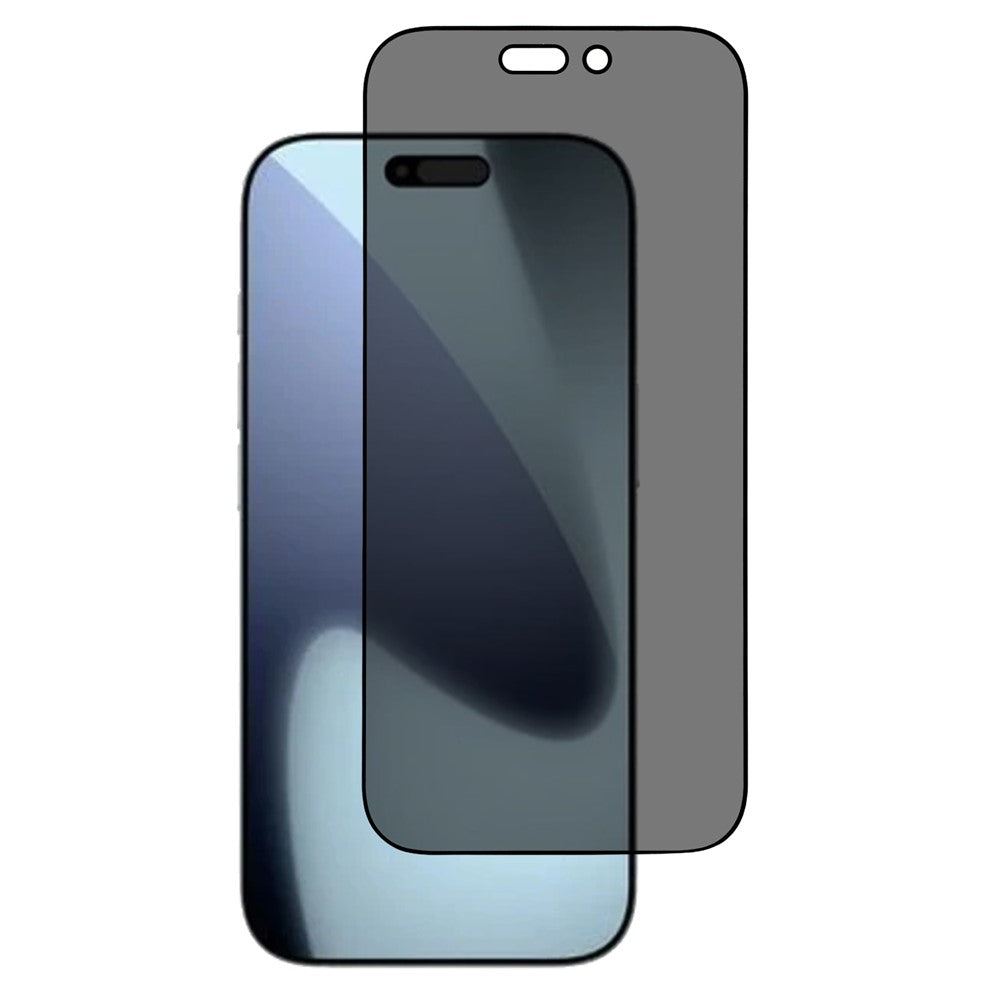 For iPhone 17 Pro Privacy Screen Protector Full Coverage Anti Spy Tempered Glass Film Silk Printing
