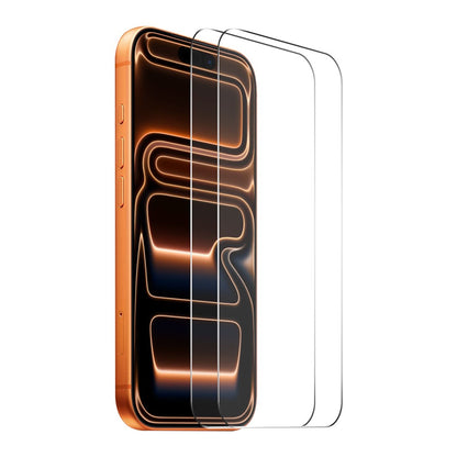 ENKAY HAT PRINCE 2Pcs For iPhone 18 Pro / 17 Pro Screen Protector Thick Adhesive 9H Arc Edges High Aluminium-Silicon Glass Film