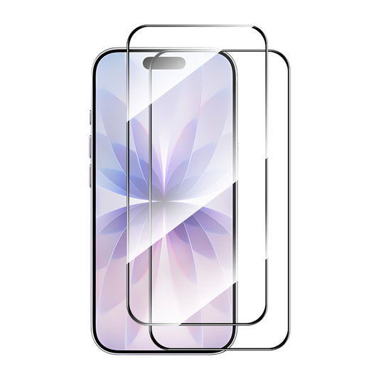 ENKAY HAT PRINCE 2Pcs For iPhone 17 Screen Protector Thick Adhesive 0.26mm 2.5D High Aluminium-Silicon Glass Film