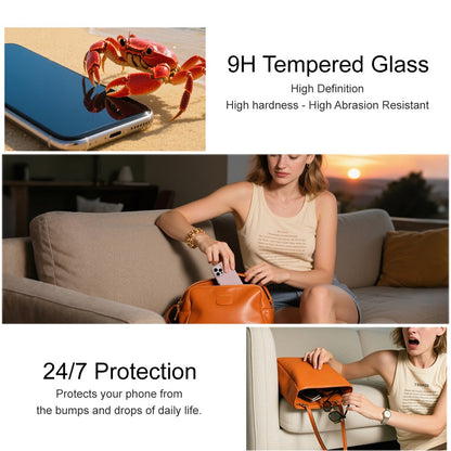 IMAK H Series For iPhone 17 / 17 Pro Tempered Glass Screen Protector Shatter-Proof Protection