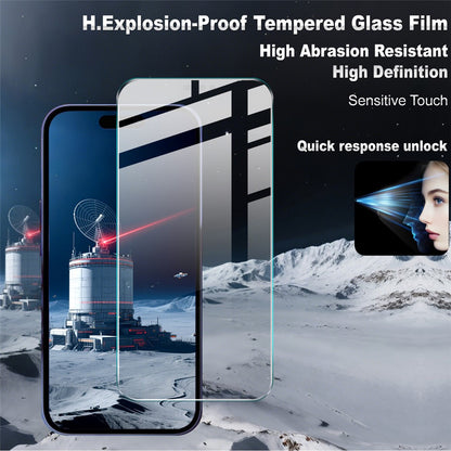 IMAK H Series For iPhone 17 Pro Max Tempered Glass Screen Protector Shatter-Proof Protection