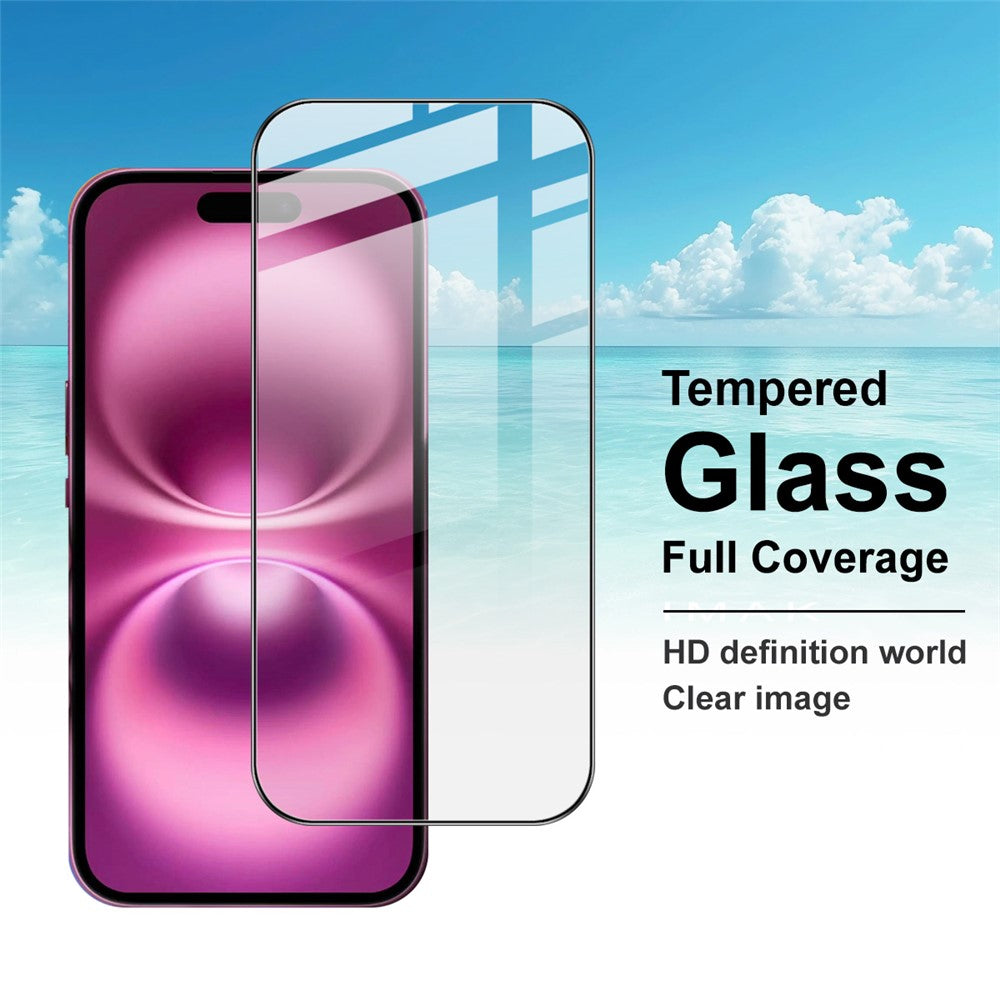 IMAK Pro+ Series For iPhone 17 / 17 Pro Tempered Glass Full Screen Protector Sensitive Touch Film