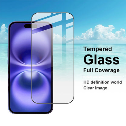 IMAK Pro+ Series For iPhone 17 Pro Max Tempered Glass Full Screen Protector Sensitive Touch Film