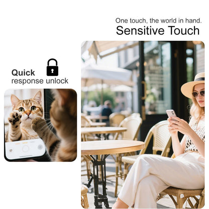 IMAK Pro+ Series For iPhone 17 Pro Max Tempered Glass Full Screen Protector Sensitive Touch Film