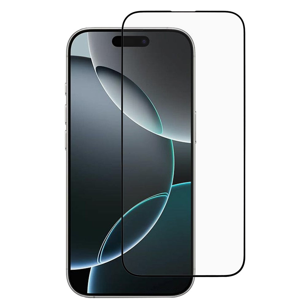 For iPhone 17 Pro Screen Protector Silk Print Full Glue 9D Tempered Glass Film