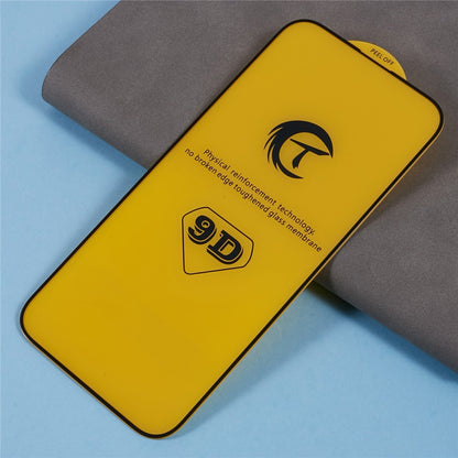 For iPhone 17 Pro Screen Protector Silk Print Full Glue 9D Tempered Glass Film