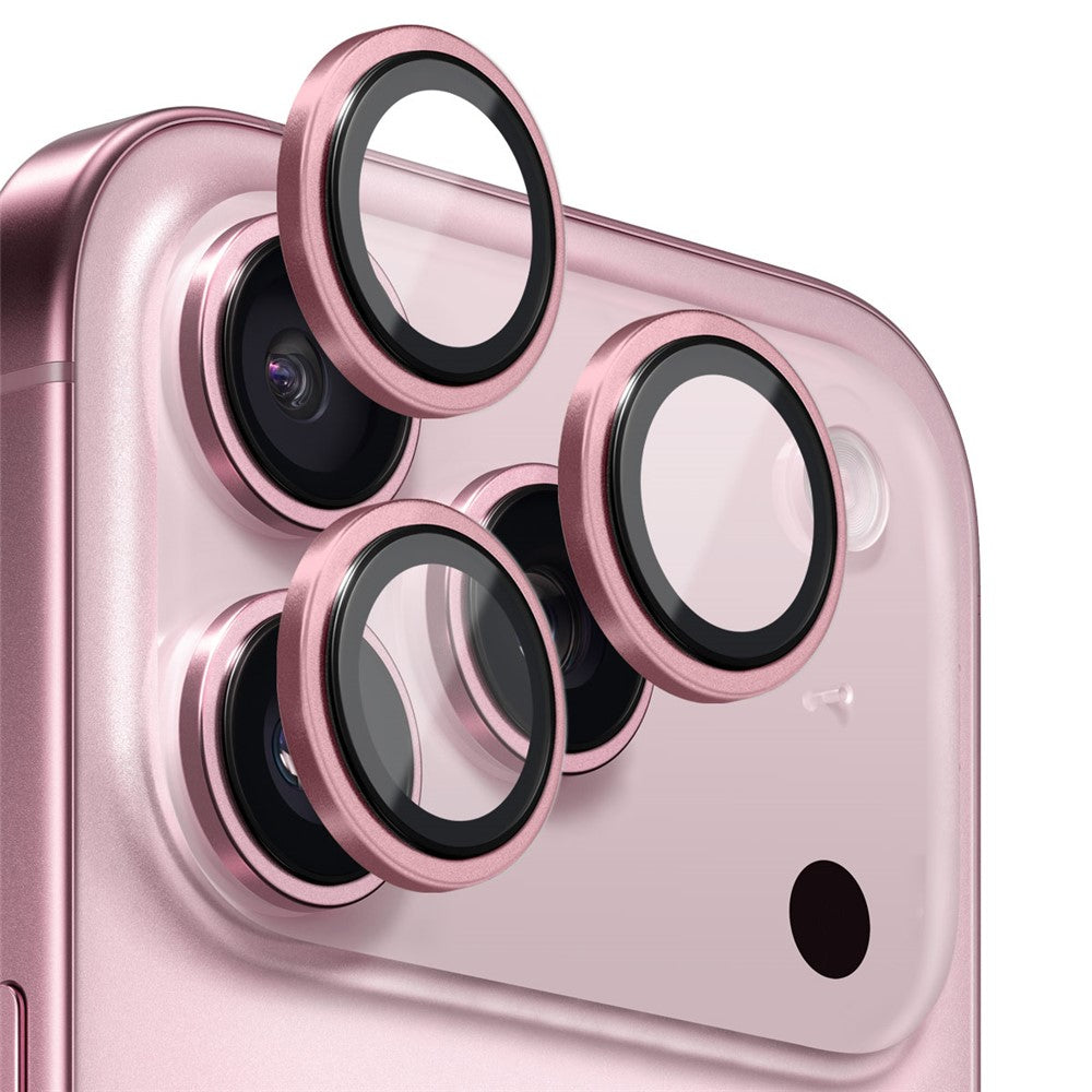 NORTHJO For iPhone 17 Pro Max / 17 Pro Camera Lens Protector Tempered Glass Lens Film Metal Ring Guard 1:1 Original Design