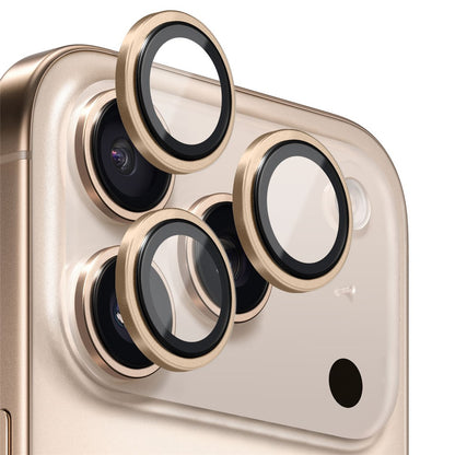 NORTHJO For iPhone 17 Pro Max / 17 Pro Camera Lens Protector Tempered Glass Lens Film Metal Ring Guard 1:1 Original Design