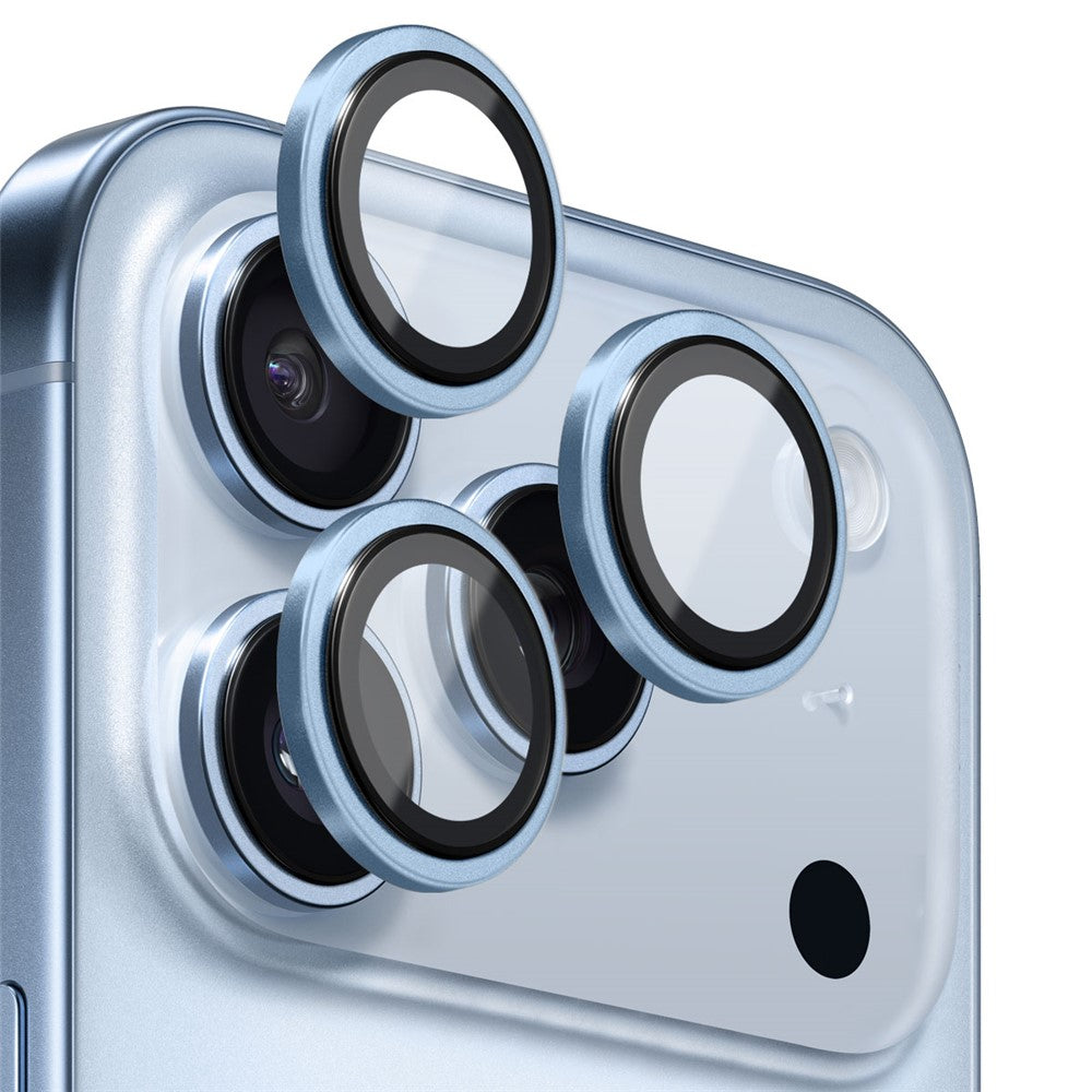 NORTHJO For iPhone 17 Pro Max / 17 Pro Camera Lens Protector Tempered Glass Lens Film Metal Ring Guard 1:1 Original Design