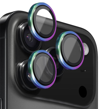 NORTHJO For iPhone 17 Pro Max / 17 Pro Camera Lens Protector Tempered Glass Lens Film Metal Ring Guard 1:1 Original Design