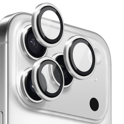 NORTHJO For iPhone 17 Pro Max / 17 Pro Camera Lens Protector Tempered Glass Lens Film Metal Ring Guard 1:1 Original Design