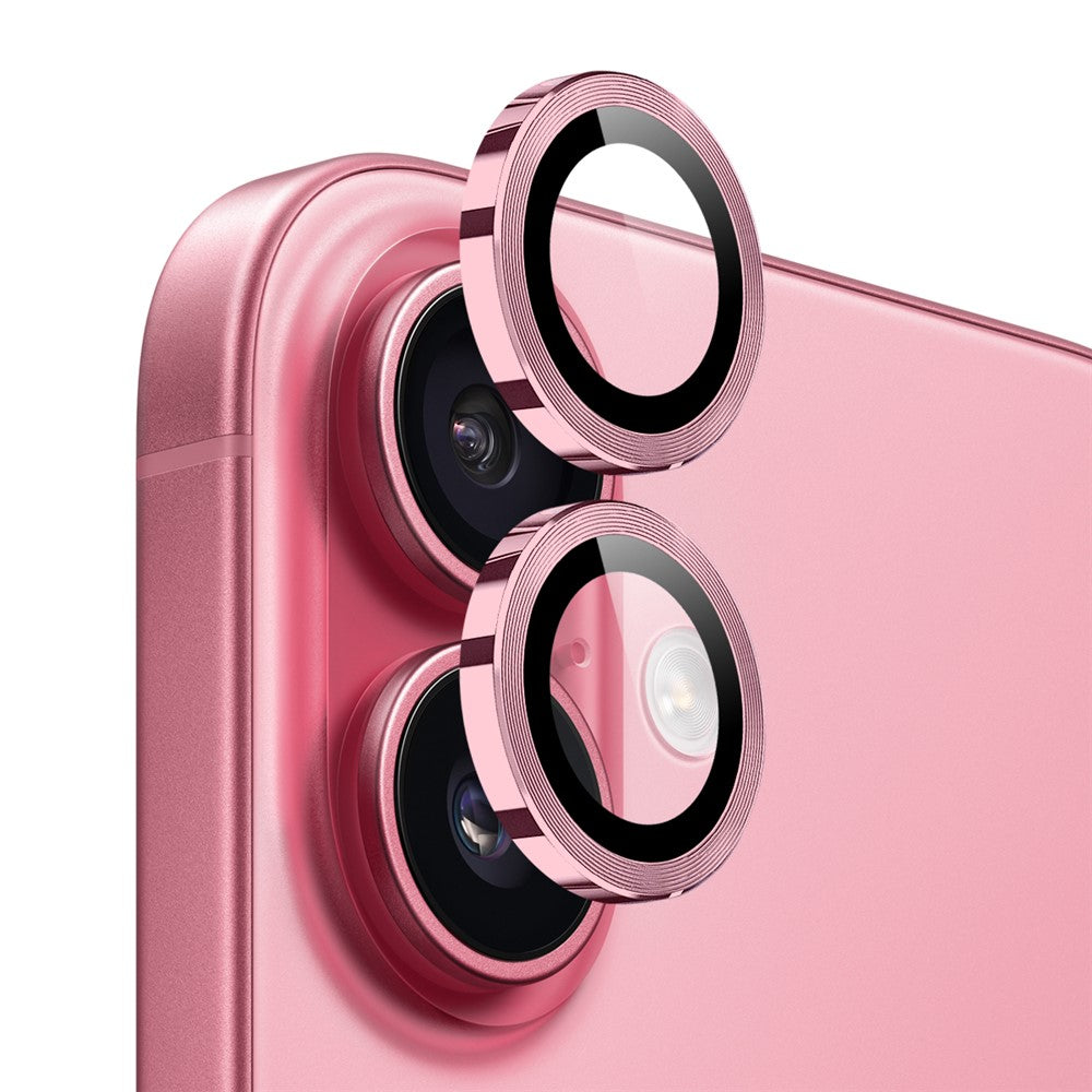 NORTHJO 1 Set For iPhone 17 Tempered Glass Camera Lens Film CD Veins Metal Ring Lens Guard